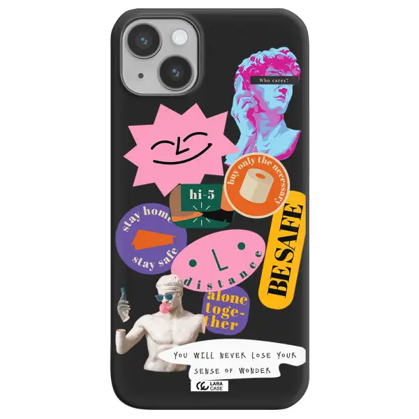 Be Safe Apple iPhone 14 Silicone black Case