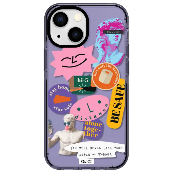 Be Safe Apple iPhone 15 impact Lilac Case