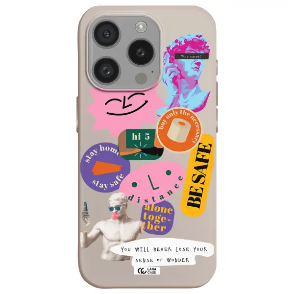 Be Safe Apple Iphone 15 Pro Silicone Stone Case