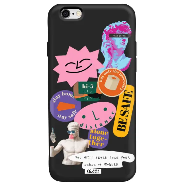 Be Safe Apple iPhone 6 Silicone black Case