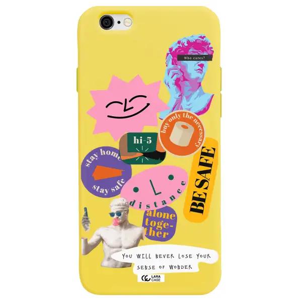 Be Safe Apple iPhone 6 Silicone canary yellow Case