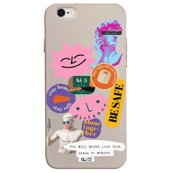 Be Safe Apple iPhone 6 Silicone Stone Case