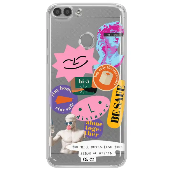 Be Safe Huawei P Smart Clear TPU Case