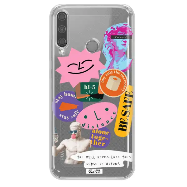 Be Safe Huawei P40 Lite E Clear TPU Case