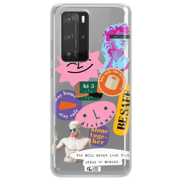 Be Safe Huawei P40 Pro Clear TPU Case