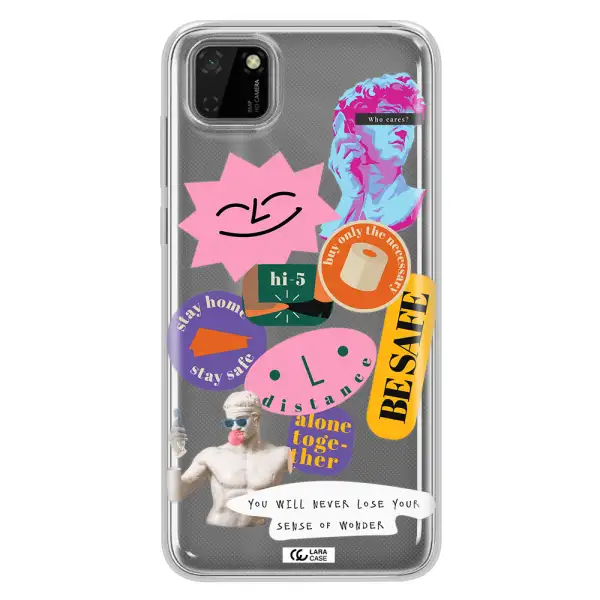 Be Safe Huawei Y5P Clear TPU Case