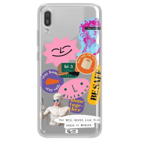 Be Safe Huawei Y6 Pro 2019 Clear TPU Case