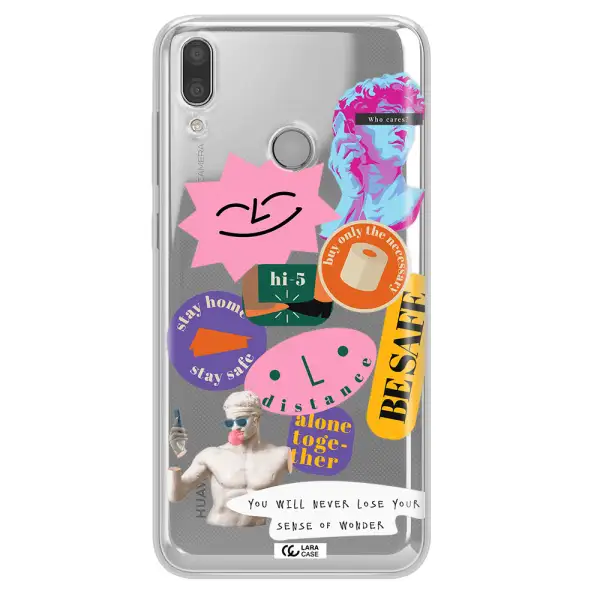 Be Safe Huawei Y7 2019 Clear TPU Case