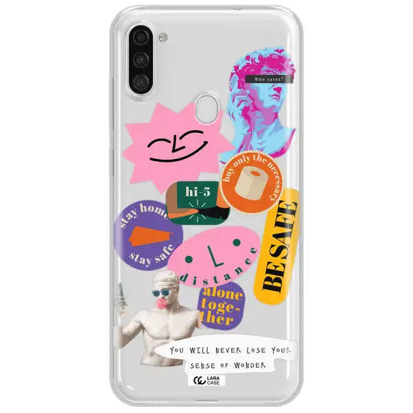 Be Safe Samsung A11 Clear TPU Case