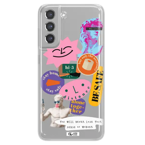 Be Safe Samsung A21 Fe Clear TPU Case