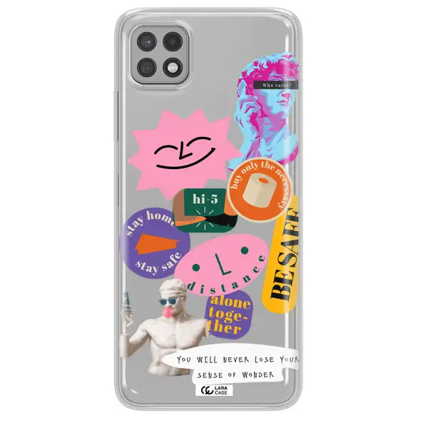 Be Safe Samsung A22 5g Clear TPU Case