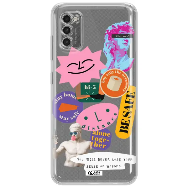 Be Safe Samsung A41 Clear Tpu Case