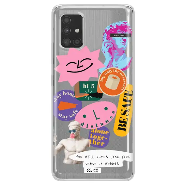 Be Safe Samsung A51 Clear TPU Case