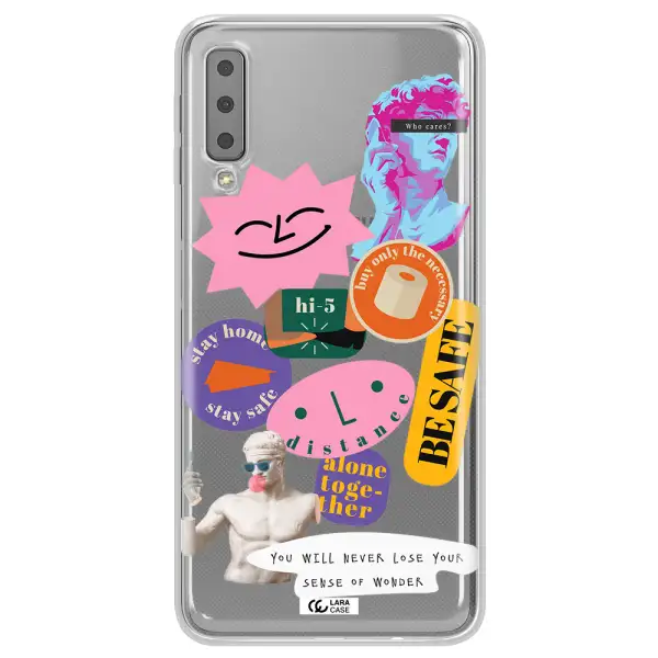 Be Safe Samsung A7 2018 Clear TPU Case