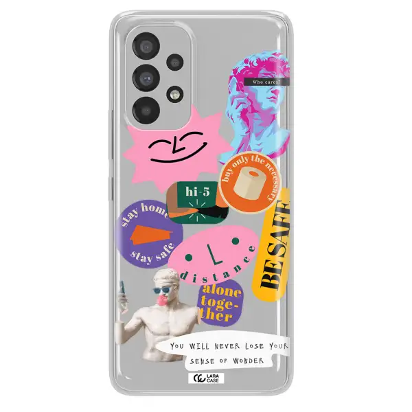 Be Safe Samsung A73 Clear TPU Case