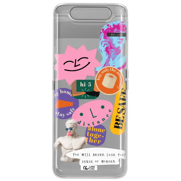 Be Safe Samsung A80 Clear TPU Case