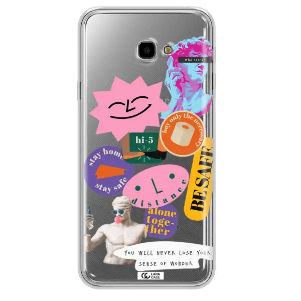 Be Safe Samsung J4 Plus Clear TPU Case