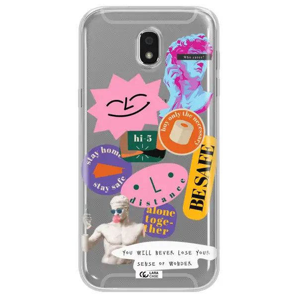 Be Safe Samsung J5 2017 Clear TPU Case