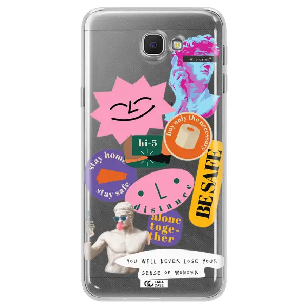 Be Safe Samsung J5 Prime Clear TPU Case