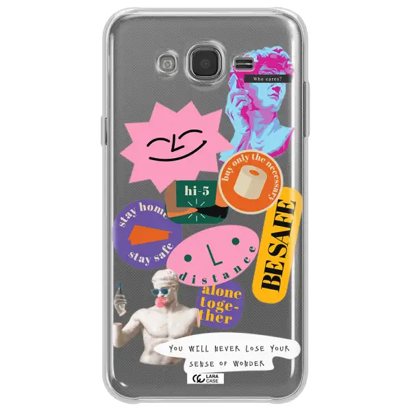 Be Safe Samsung J7 2015 Clear TPU Case