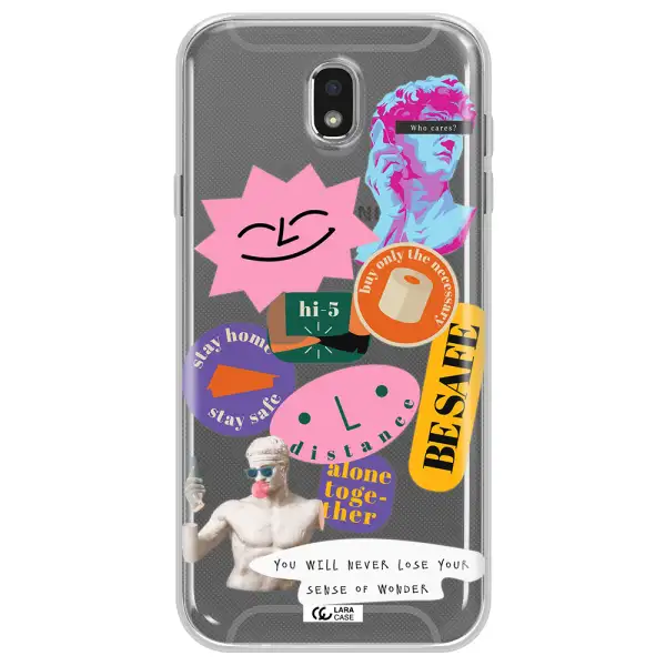 Be Safe Samsung J7 Pro Clear TPU Case