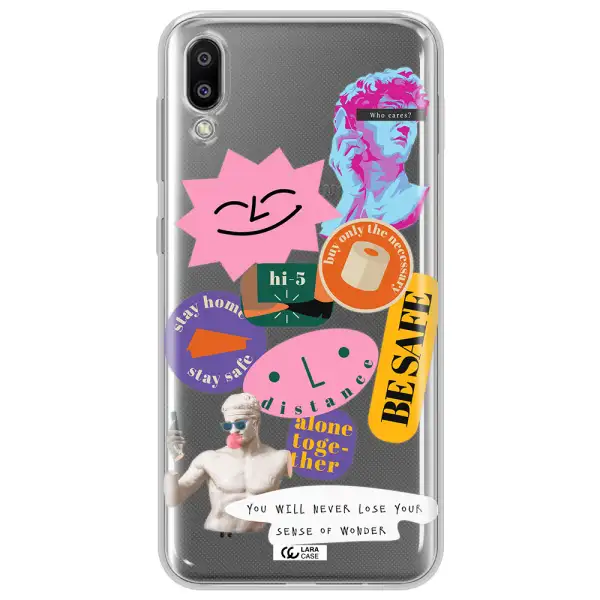 Be Safe Samsung M10 Clear TPU Case