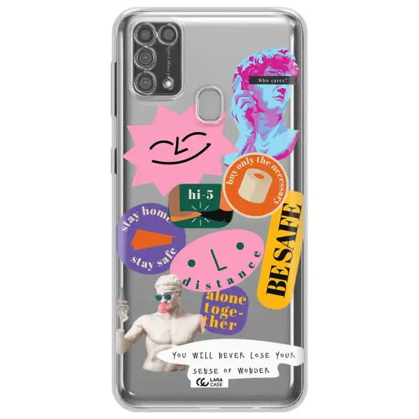 Be Safe Samsung M31 Clear TPU Case