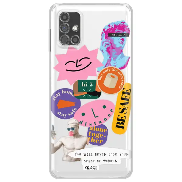 Be Safe Samsung M51 Clear TPU Case