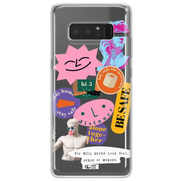 Be Safe Samsung Note 8 Clear TPU Case