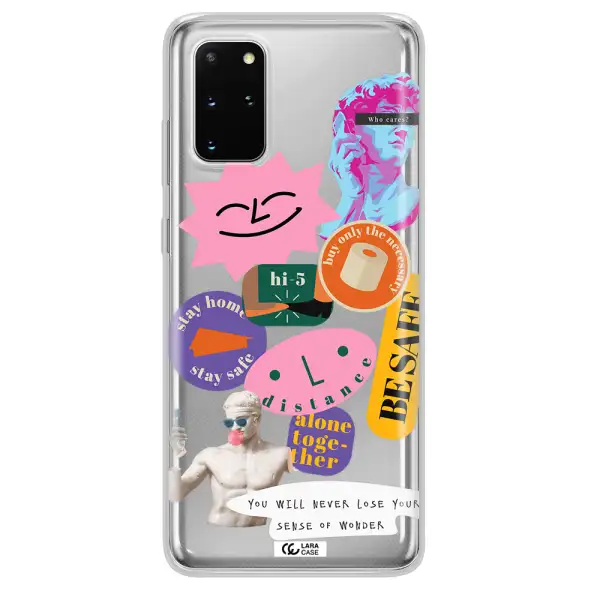 Be Safe Samsung S 20 Plus Clear TPU Case