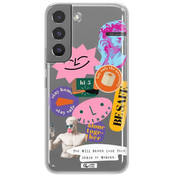 Be Safe Samsung S 22 Plus Clear TPU Case