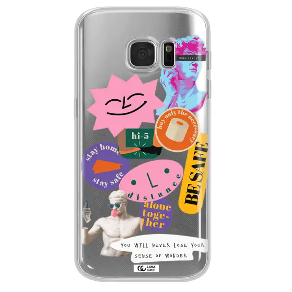 Be Safe Samsung S 7 Clear TPU Case