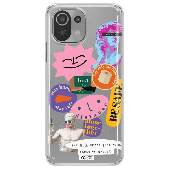 Be Safe Xiaomi Mi 11 Lite Clear TPU Case