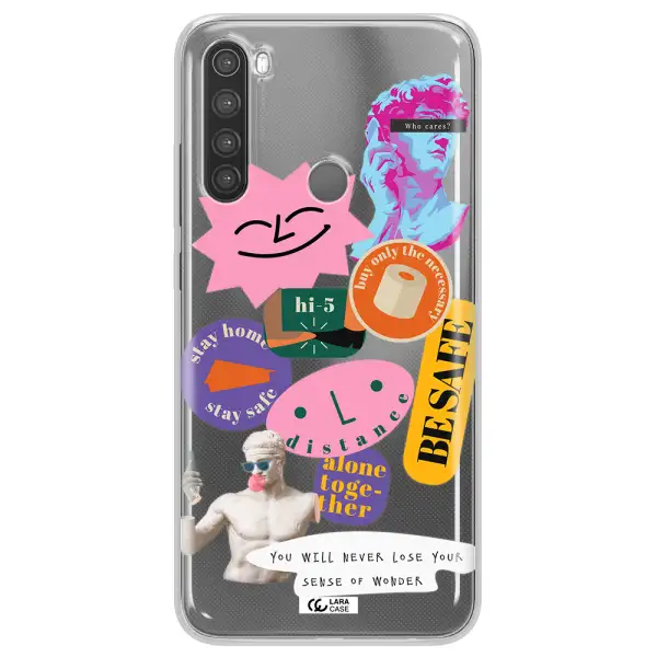 Be Safe Xiaomi Note 8 Clear TPU Case