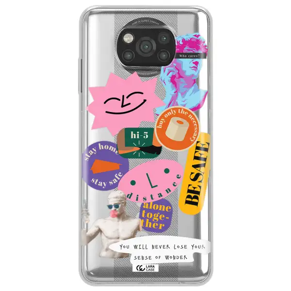 Be Safe Xiaomi Poco X3 Clear TPU Case