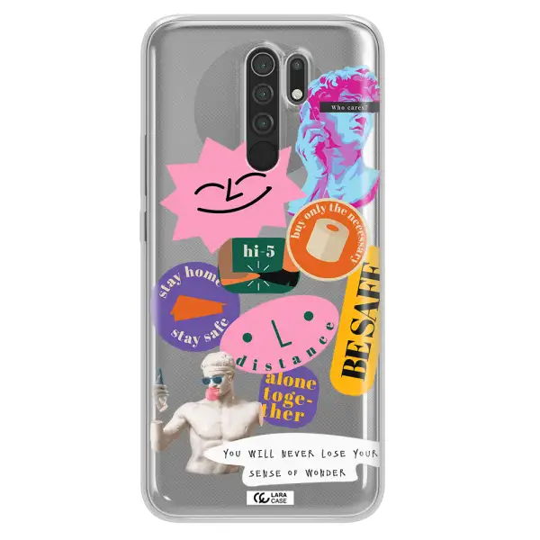 Be Safe Xiaomi Redmi 9 Clear TPU Case