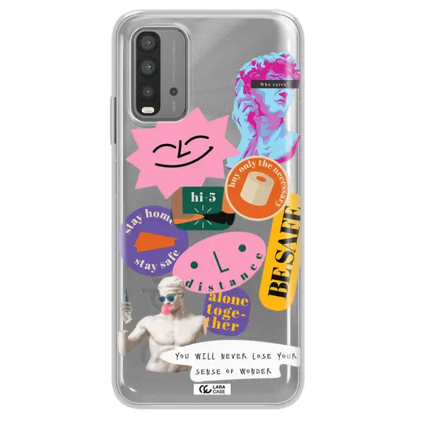 Be Safe Xiaomi Redmi 9T Clear TPU Case