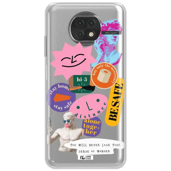 Be Safe Xiaomi Redmi Note 9T Clear Tpu Case