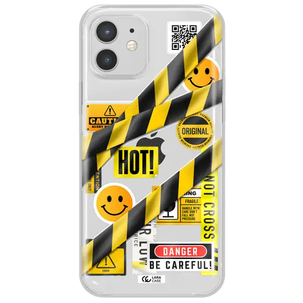 Be Careful Apple iPhone 12 Clear TPU Case