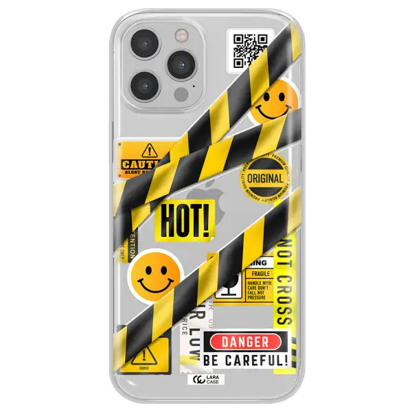 Be Careful Apple iPhone 12 pro Clear TPU Case