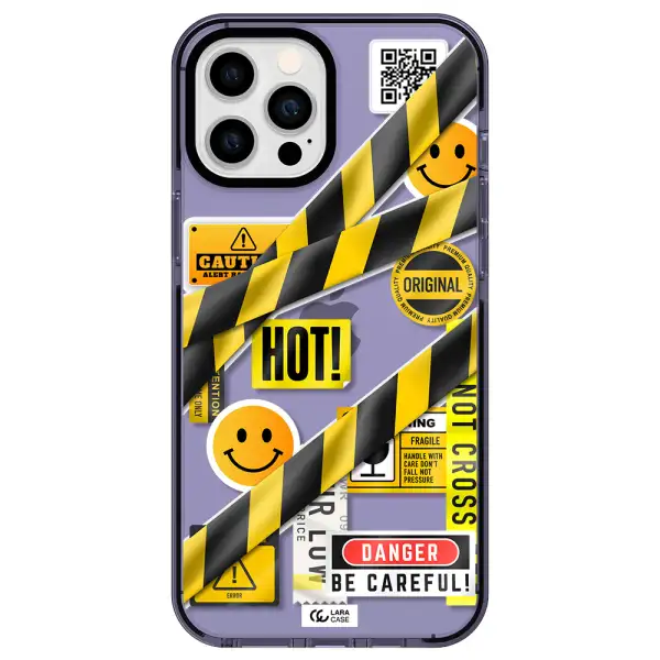 Be Careful Apple iPhone 12 pro max impact Lilac Case