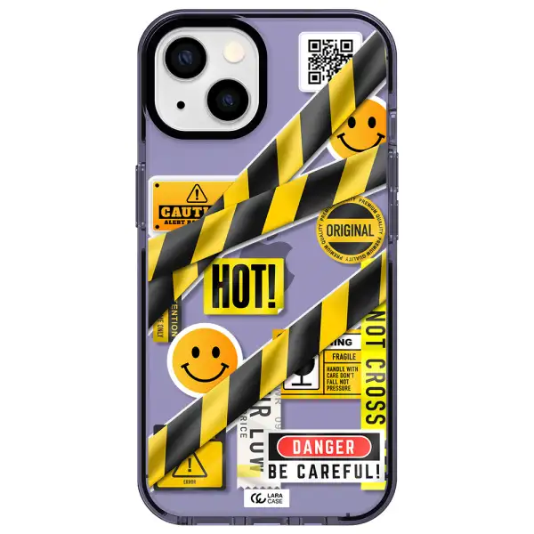 Be Careful Apple iPhone 13 impact Lilac Case