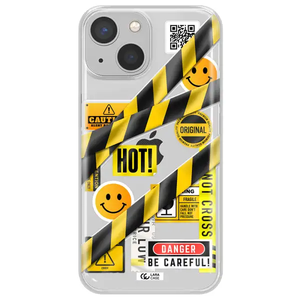 Be Careful Apple iPhone 13 mini Clear TPU Case