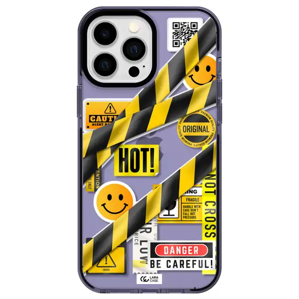 Be Careful Apple iPhone 13 Pro Max impact Lilac Case