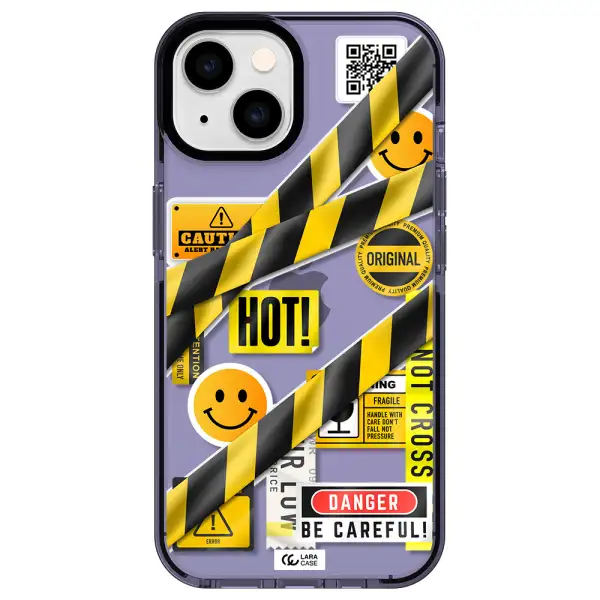 Be Careful Apple iPhone 14 impact Lilac Case