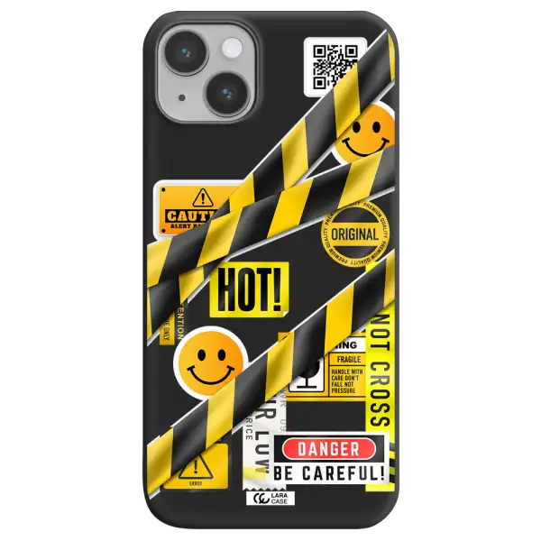 Be Careful Apple iPhone 14 Silicone black Case