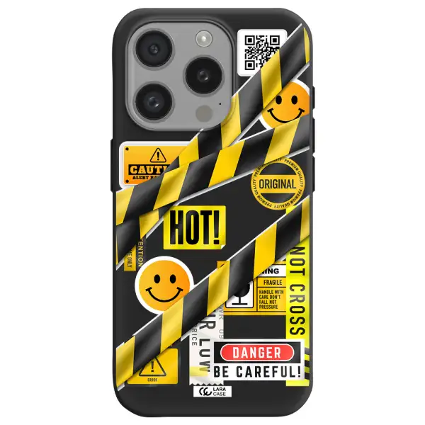 Be Careful Apple Iphone 15 Pro Silicone Black Case