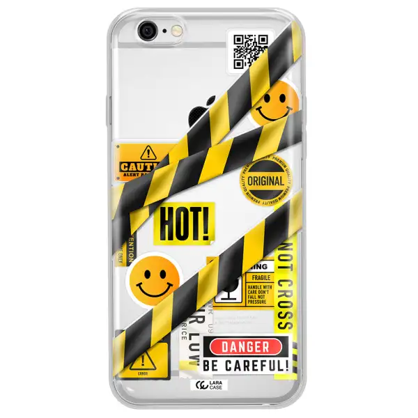 Be Careful Apple iPhone 6 Clear TPU Case
