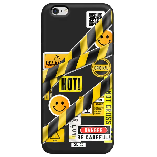 Be Careful Apple iPhone 6 plus Silicone black Case