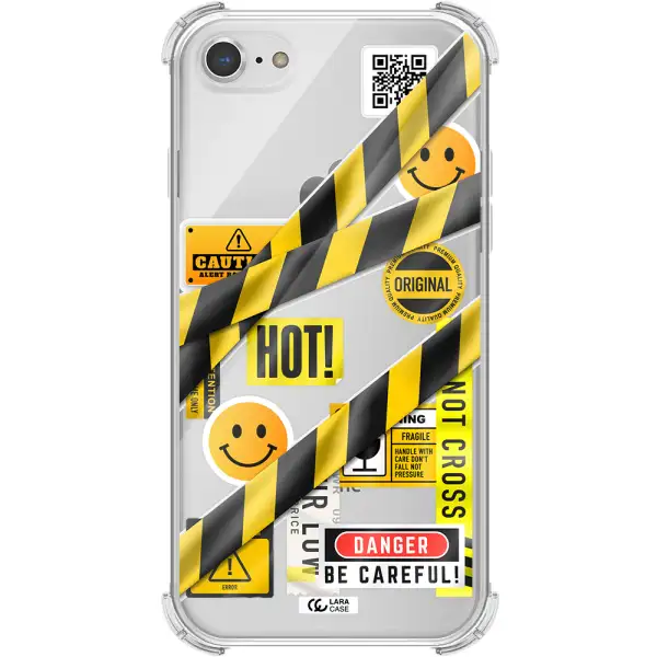 Be Careful Apple iPhone 7 Clear PC Case